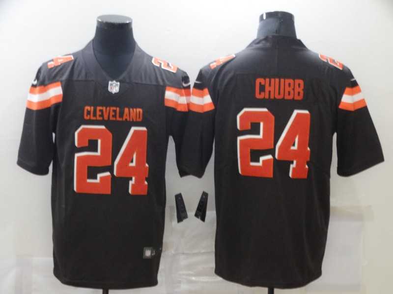 Nike Browns 24 Nick Chubb Brown Vapor Untouchable Limited Jersey,We sell and wholesale Nike Browns 24 Nick Chubb Brown Vapor Untouchable Limited Jersey on line form chian!